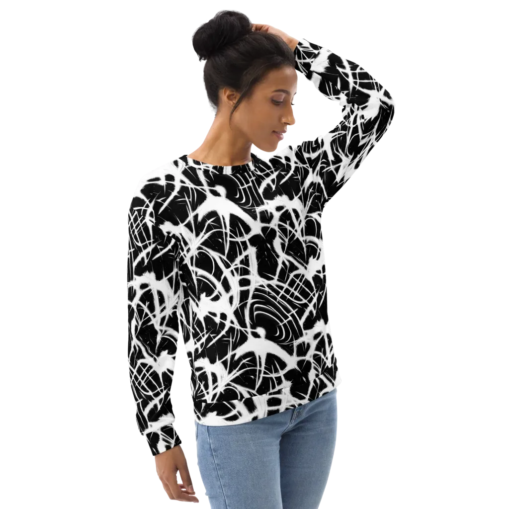 Black Thorn on Sweatshirt — Right Front