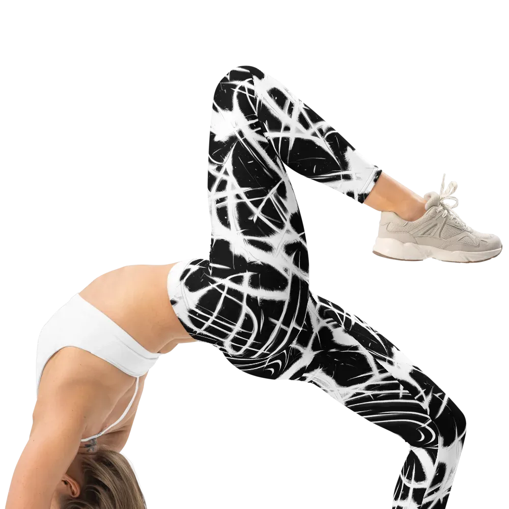 Black Thorn on Leggings — Right