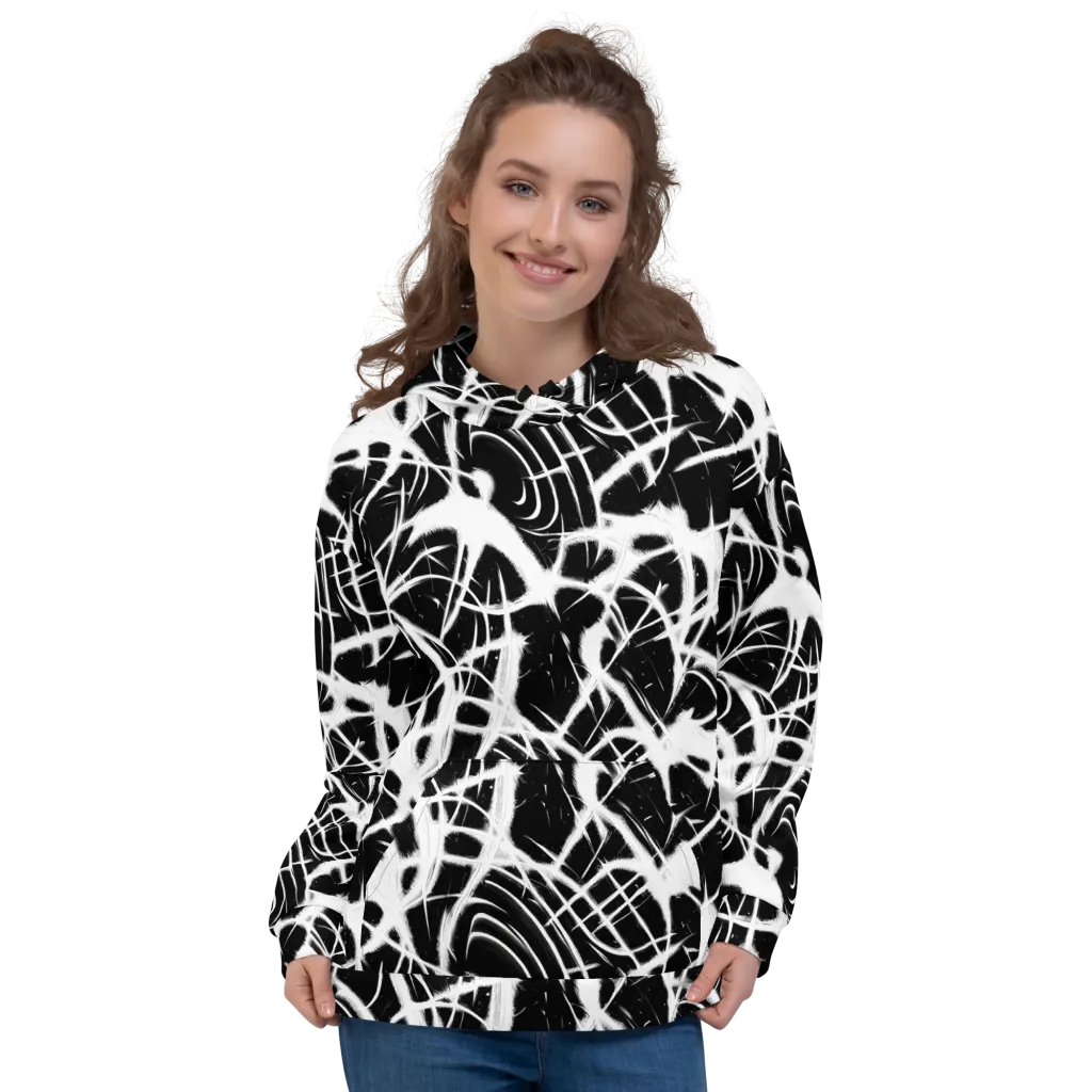 Black Thorn on Hoodie — Front