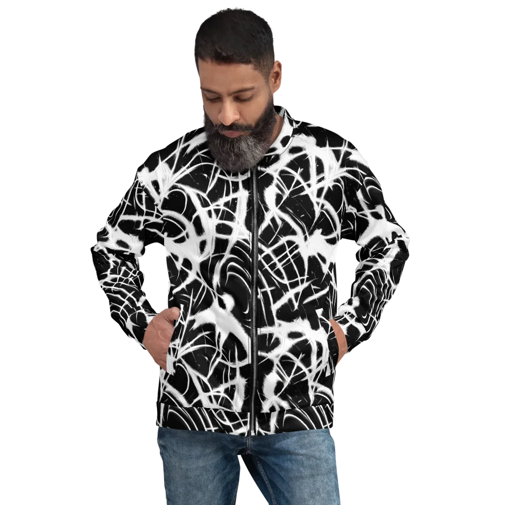 Black Thorn on Bomber Jacket — Front