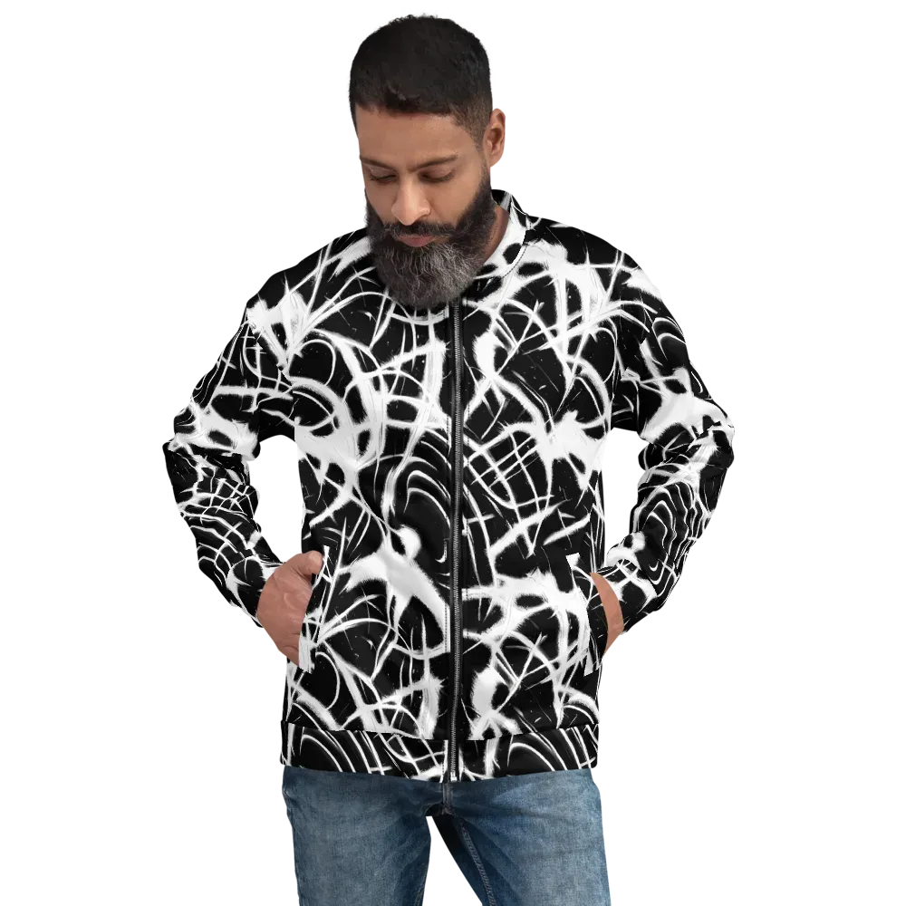 Black Thorn on Bomber Jacket — Front