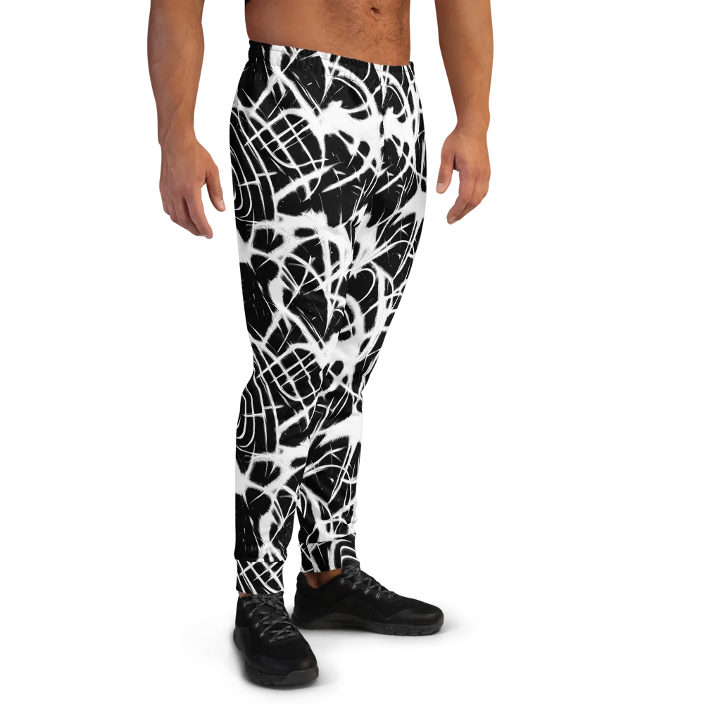 Black Thorn on Men's Joggers — Right