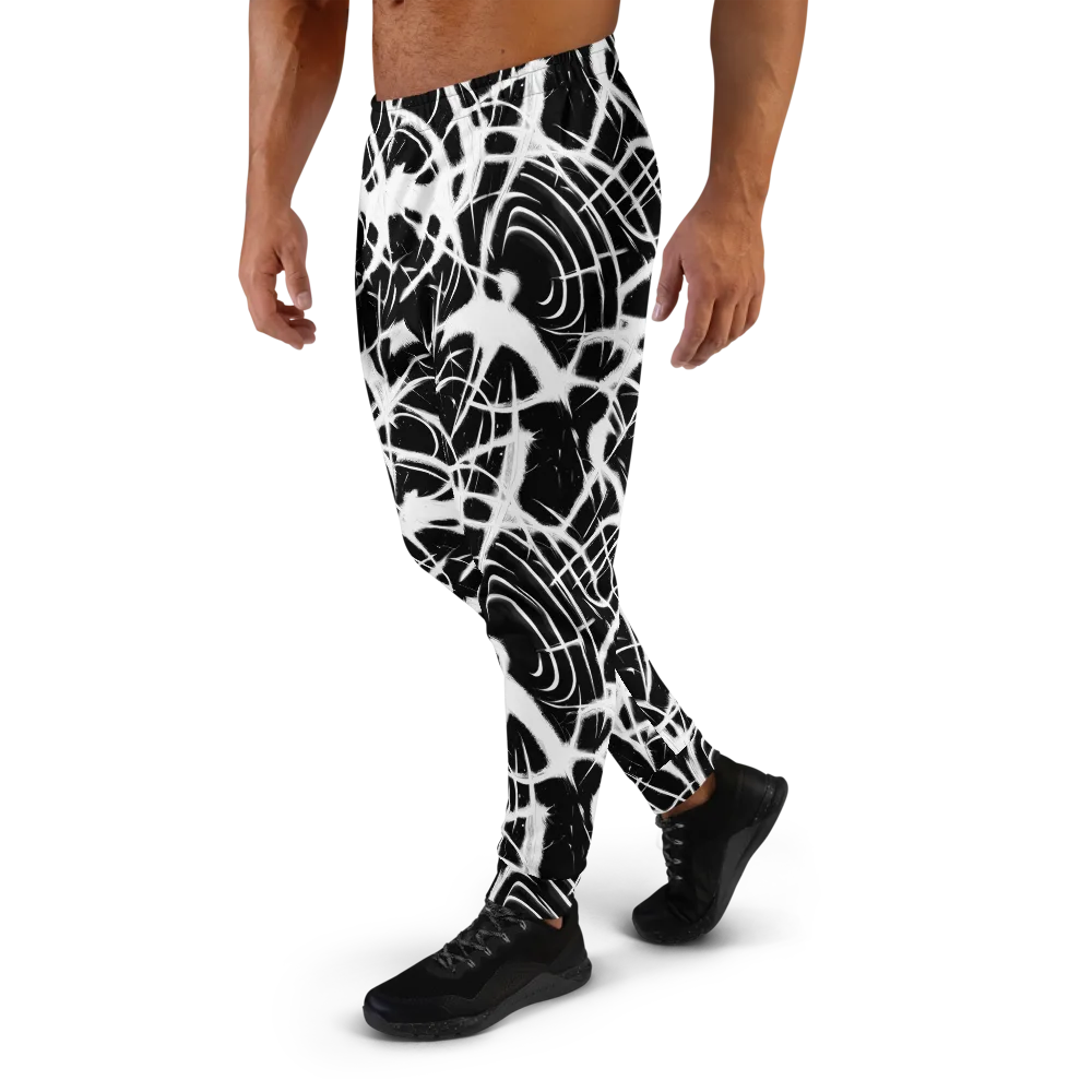 Black Thorn on Men's Joggers — Left