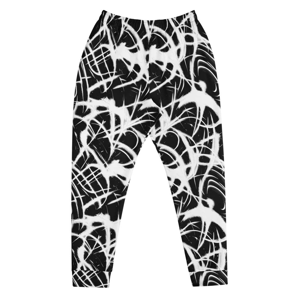 Black Thorn on Men's Joggers — Front