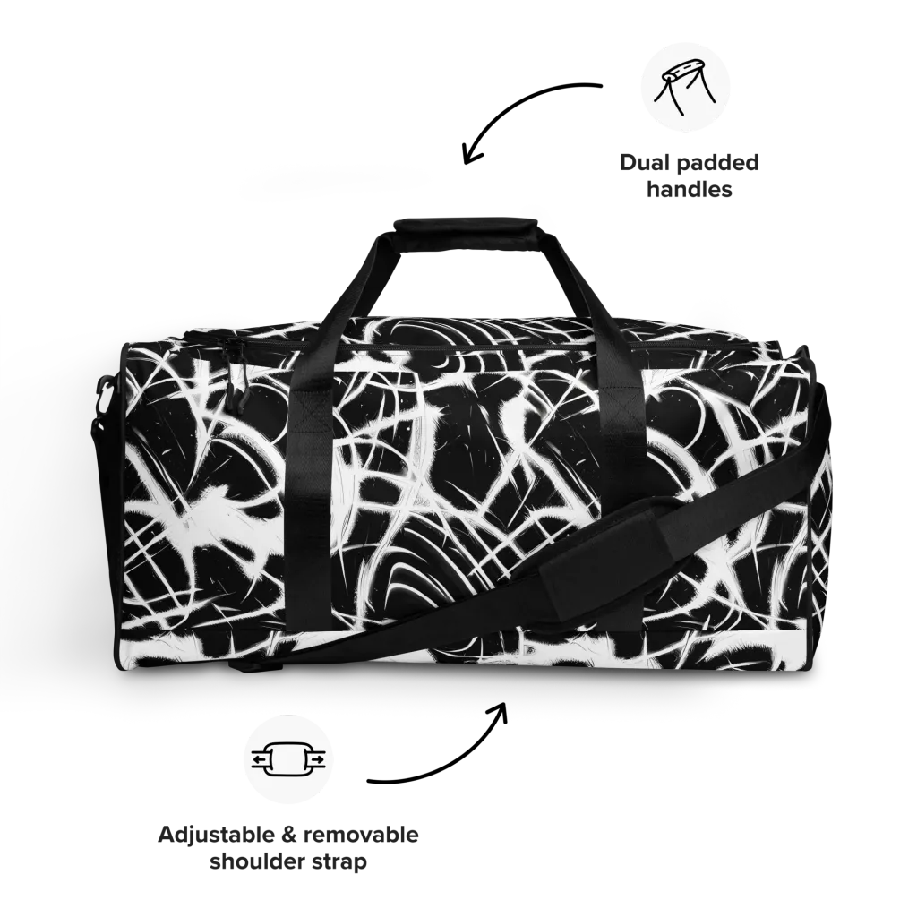 Black Thorn on Duffle Bag — Front