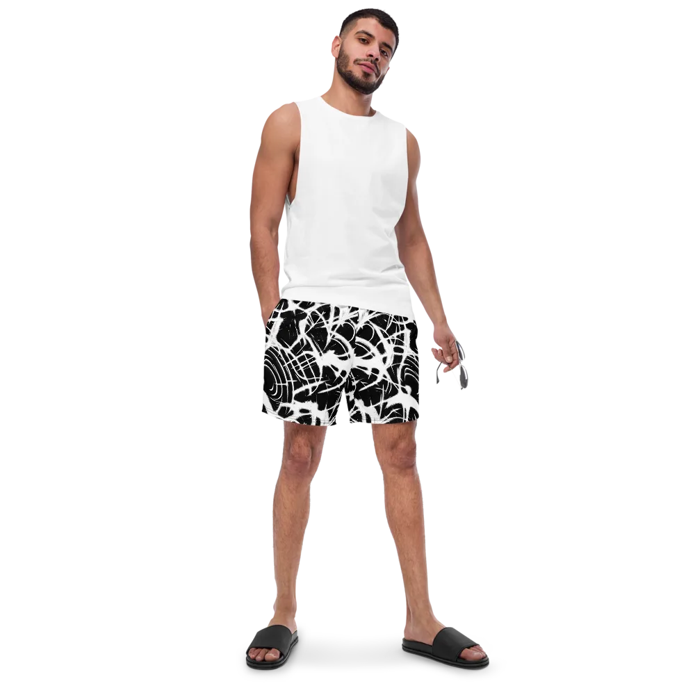 Black Thorn on Swim Trunks — Front