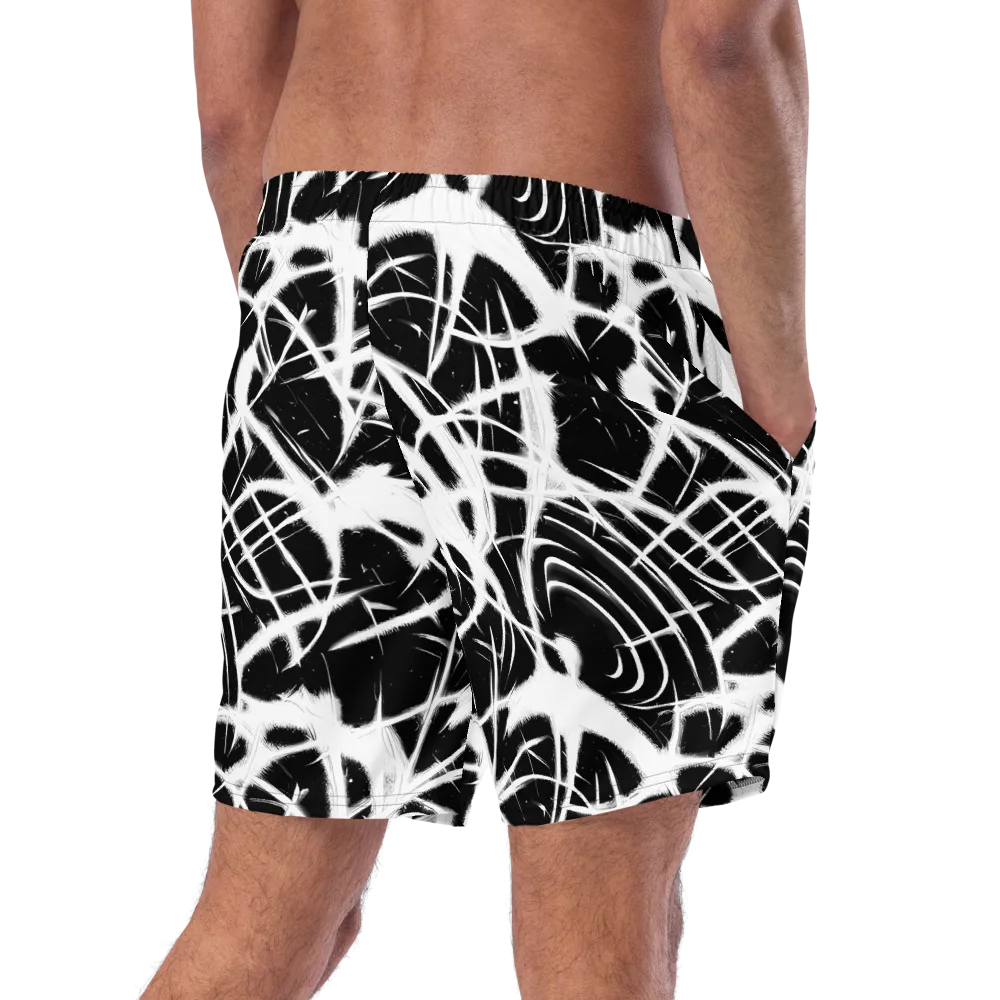 Black Thorn on Swim Trunks — Right Back