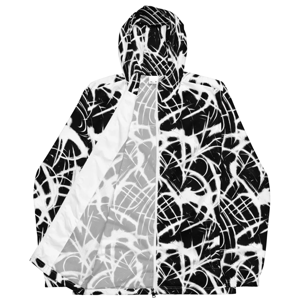 Black Thorn on Men's Windbreaker — Front