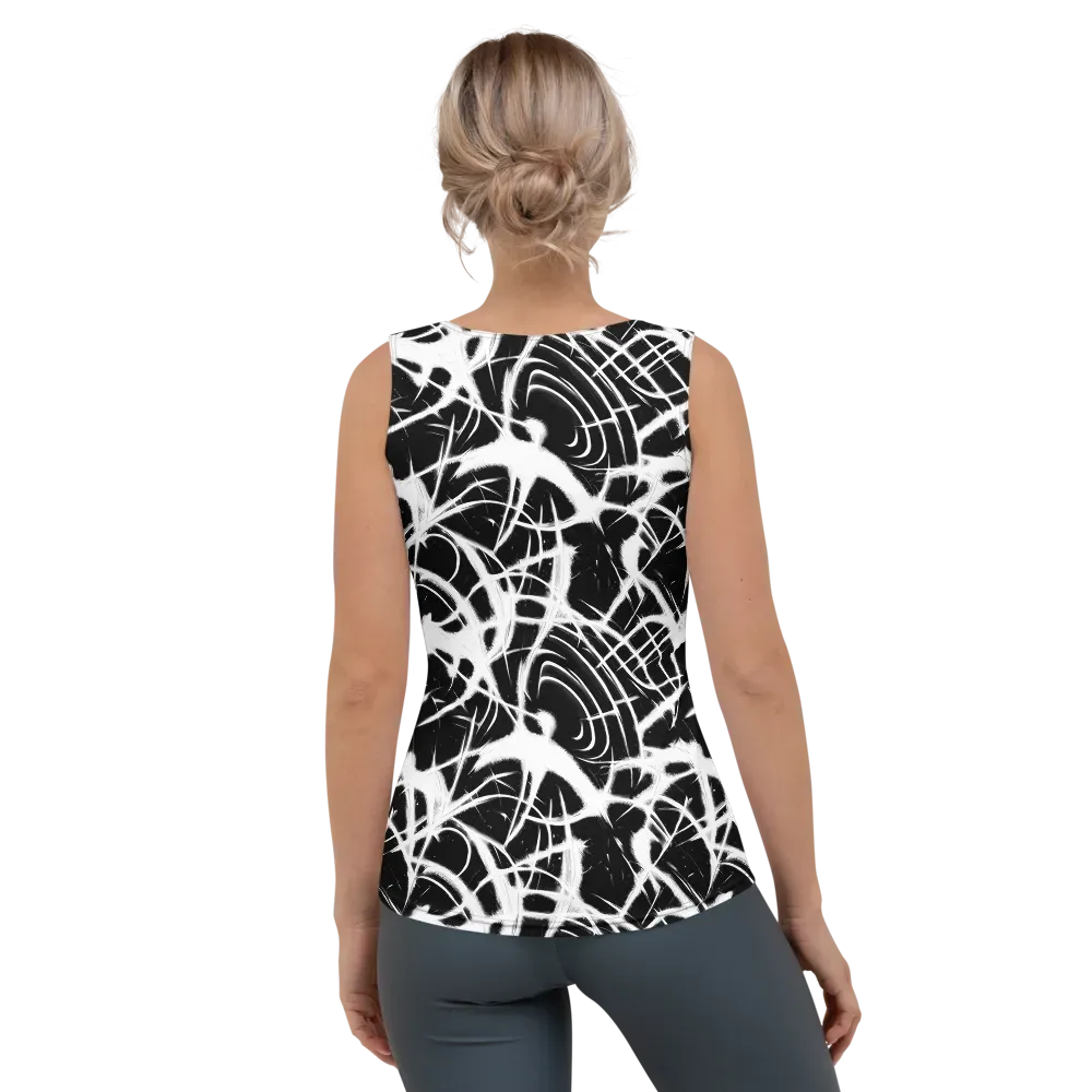 Black Thorn on Women's Tank Top — Back