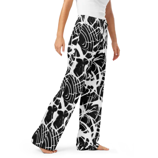 Black Thorn on a Women's Pajama Pants