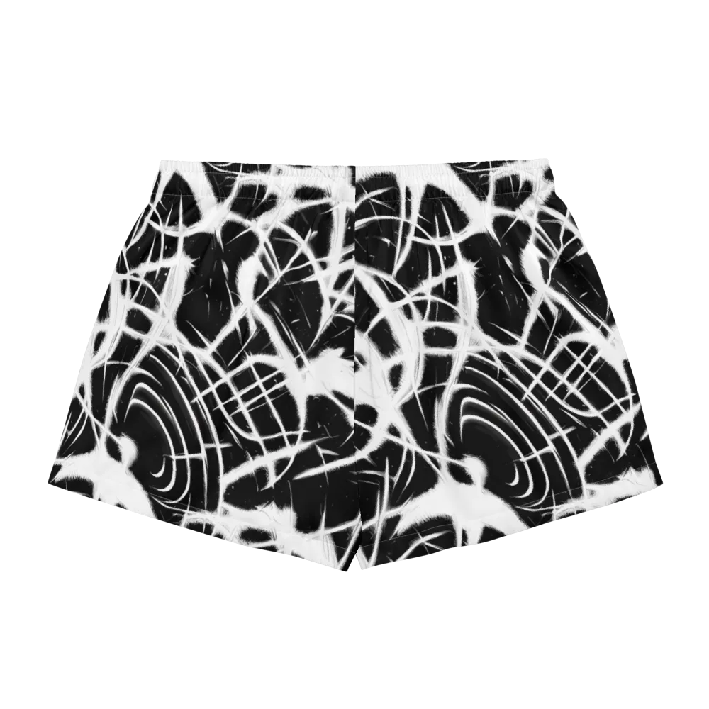 Black Thorn on Women's Pajama Shorts — Back