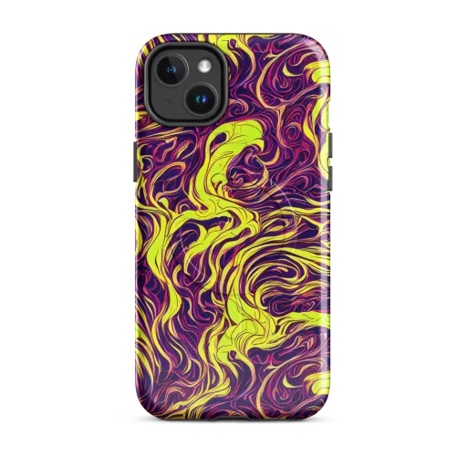 Fluoro Labyrinth on a MagSafe Tough Case for iPhone®