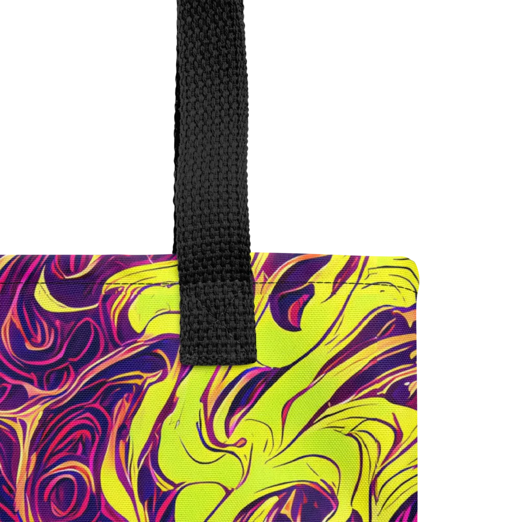 Fluoro Labyrinth on Tote Bag — Product details