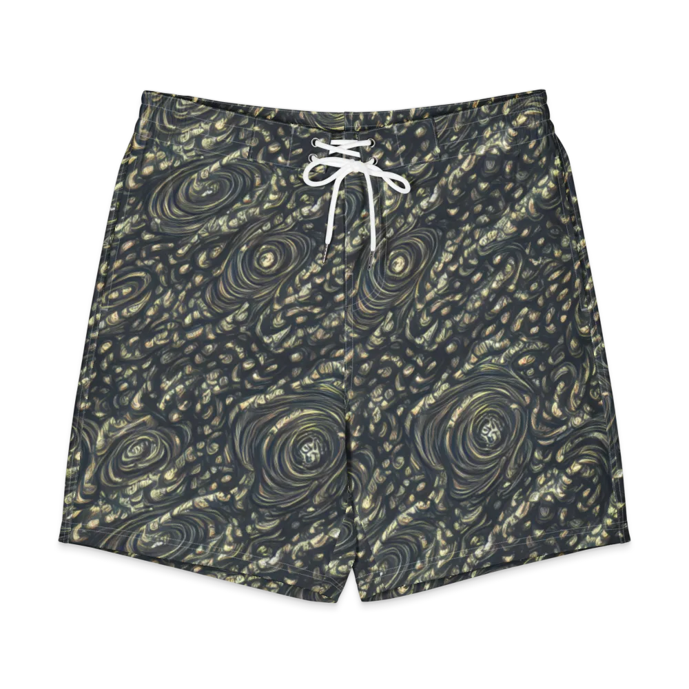 Inkstorm Paisley on Men's Board Shorts — Front