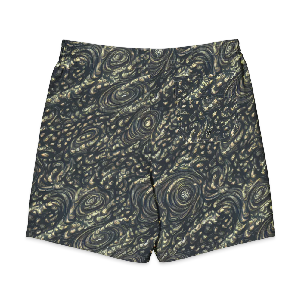 Inkstorm Paisley on Men's Board Shorts — Back