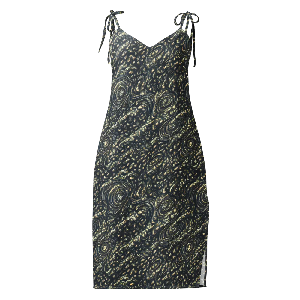 Inkstorm Paisley on Slip Dress — Front