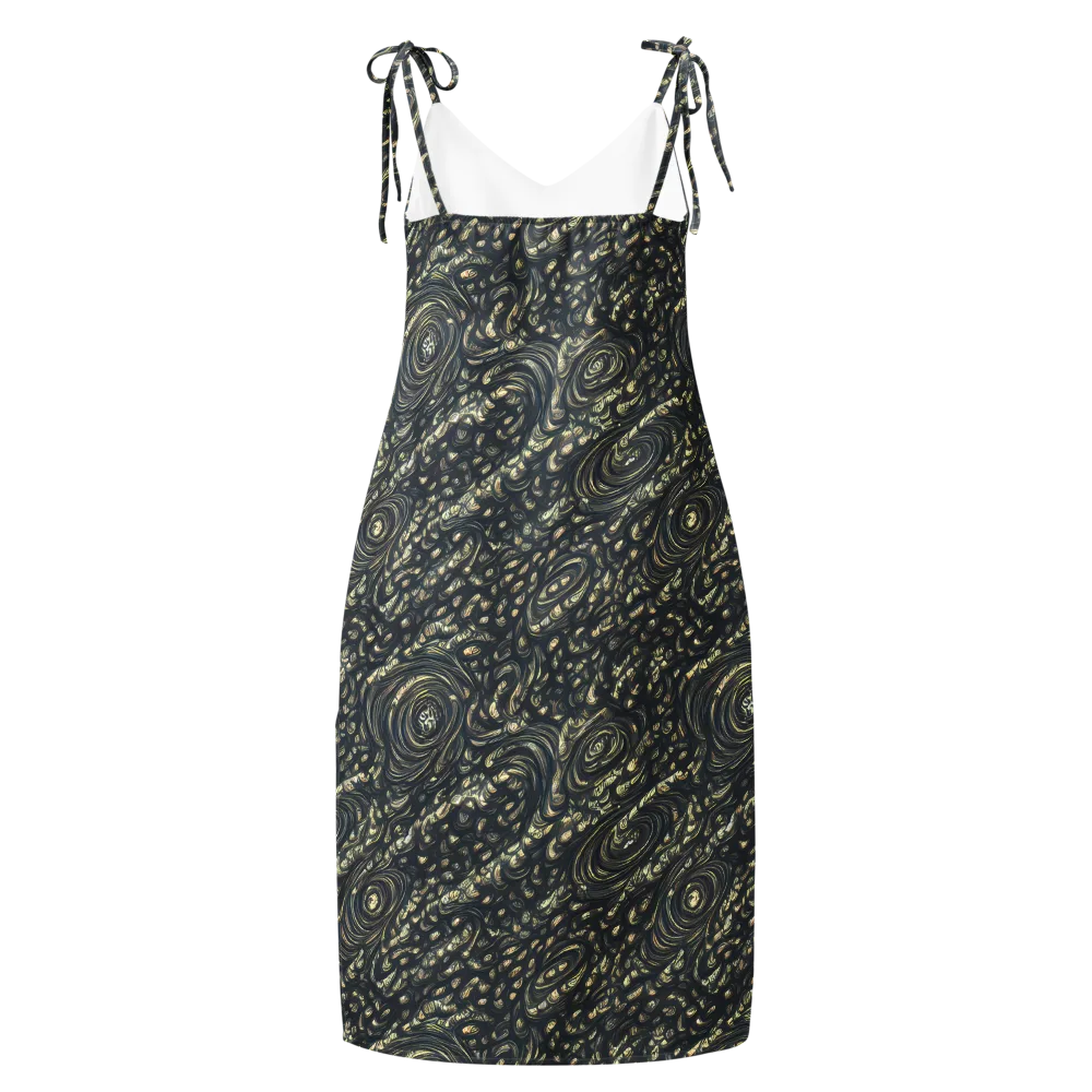 Inkstorm Paisley on Slip Dress — Back