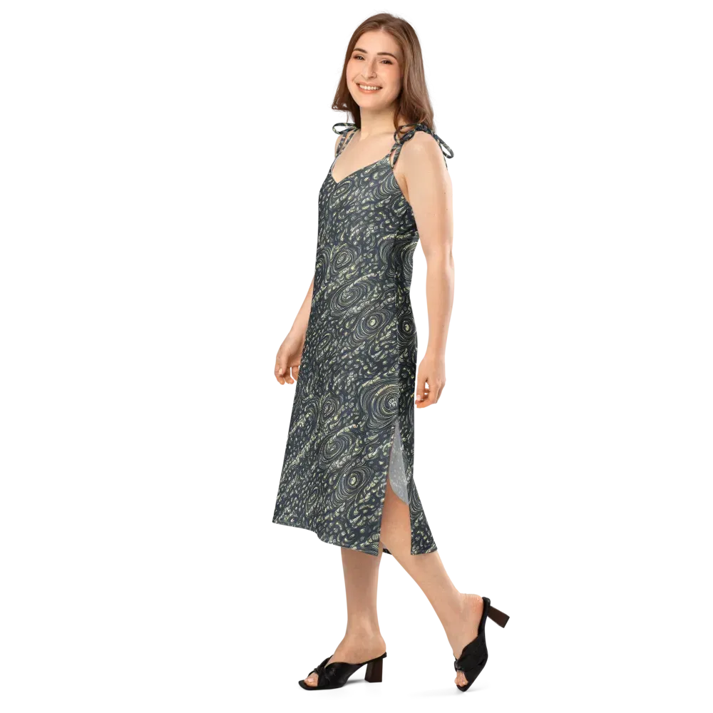 Inkstorm Paisley on Slip Dress — Left Front