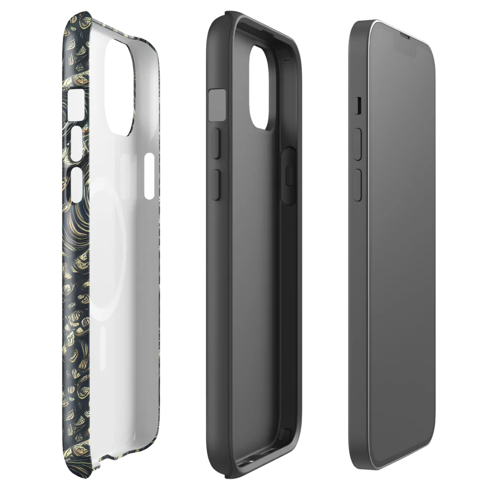 Inkstorm Paisley on MagSafe Tough Case for iPhone® — Front