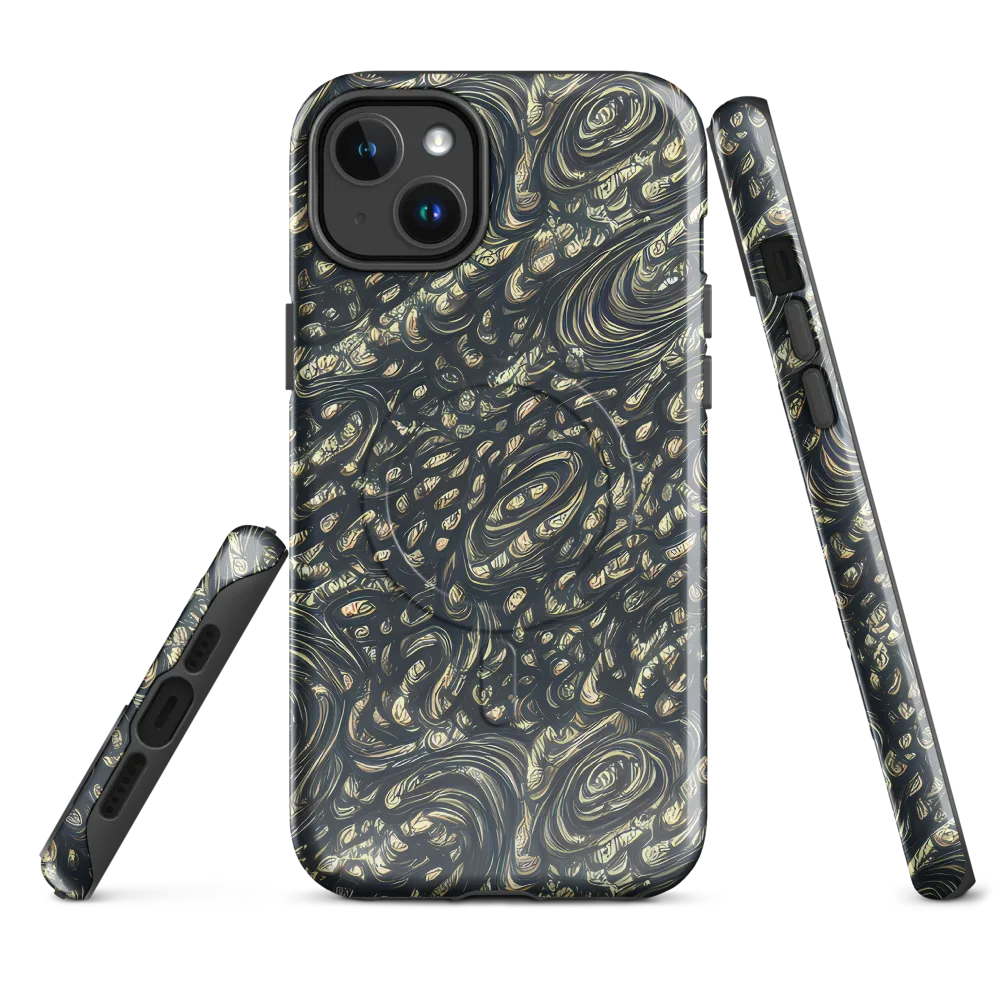 Inkstorm Paisley on MagSafe Tough Case for iPhone® — Front