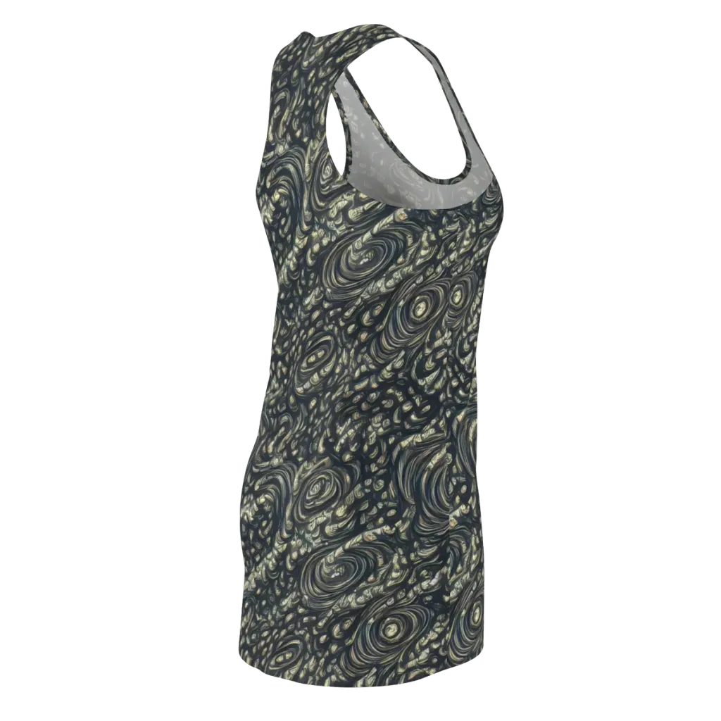 Inkstorm Paisley on Racerback Dress — Back Side