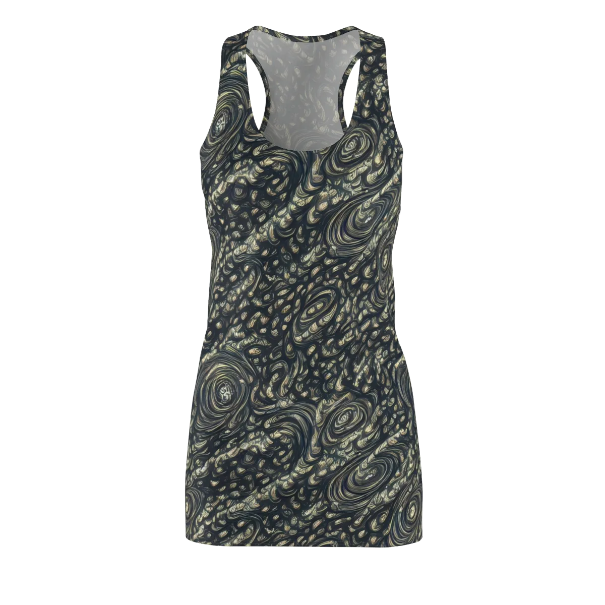 Inkstorm Paisley on Racerback Dress — Front
