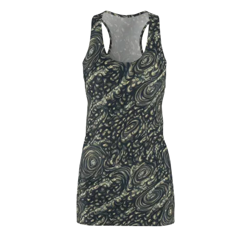Inkstorm Paisley on a Racerback Dress