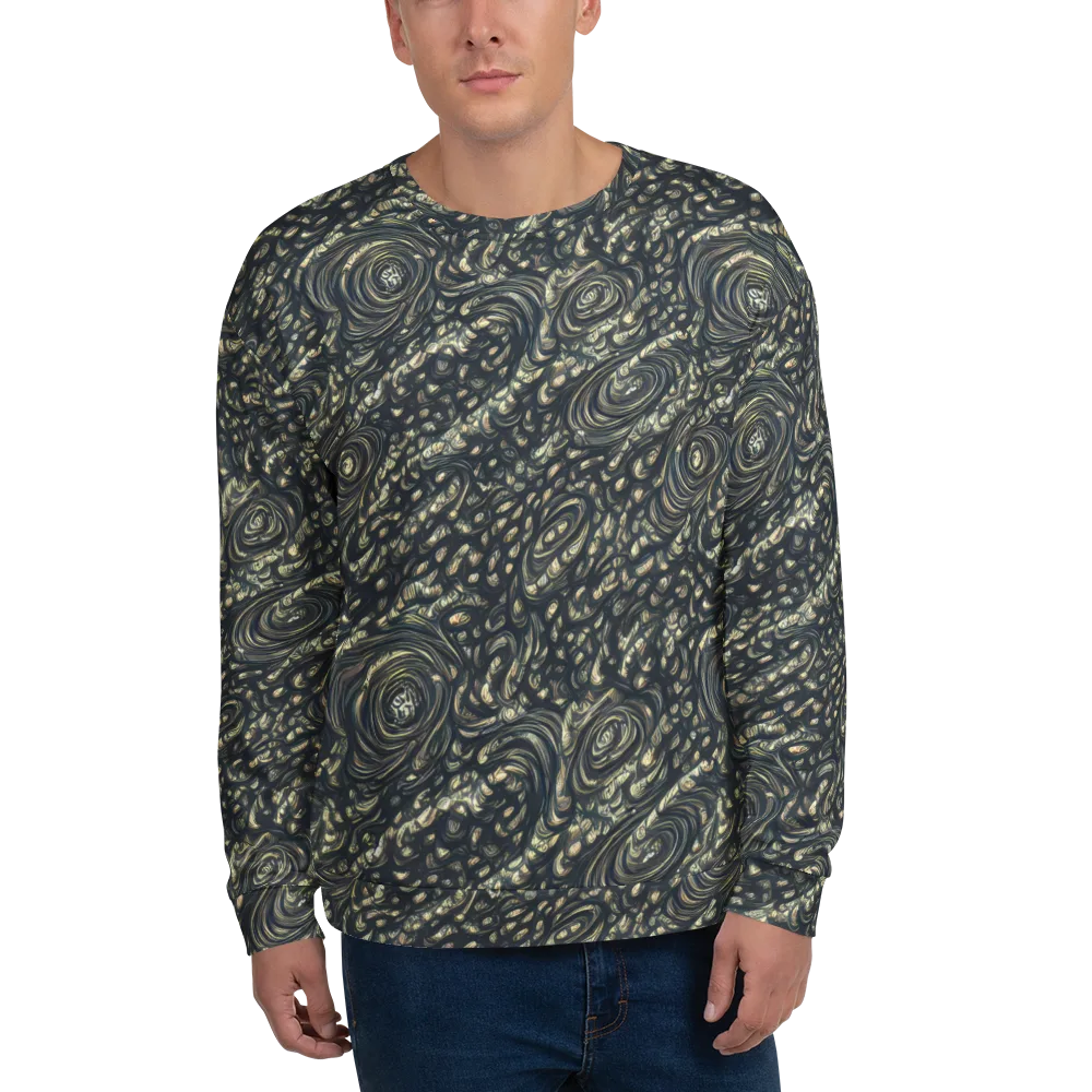 Inkstorm Paisley on Sweatshirt — Front