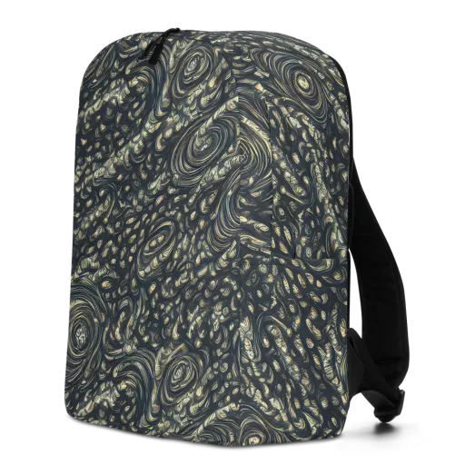 Inkstorm Paisley on a Minimalist Backpack