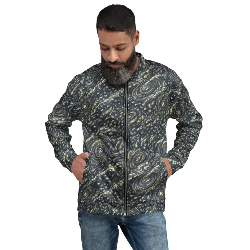 Inkstorm Paisley on Bomber Jacket — Front