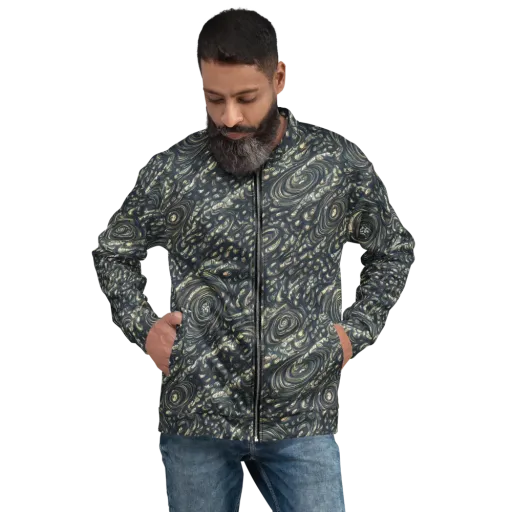 Inkstorm Paisley on a Bomber Jacket