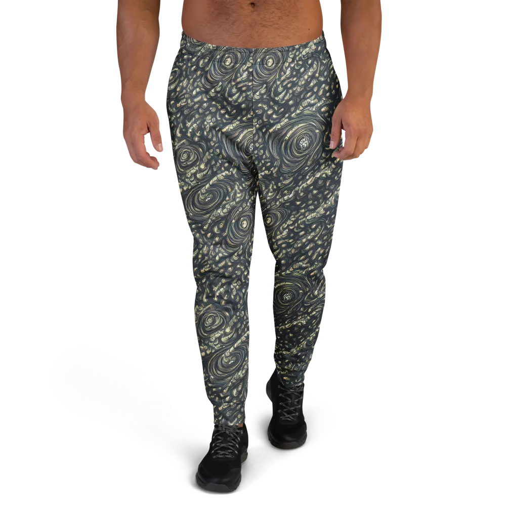 Inkstorm Paisley on Men's Joggers — Front
