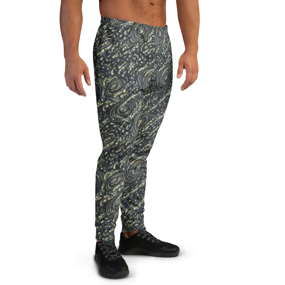 Inkstorm Paisley on Men's Joggers — Right