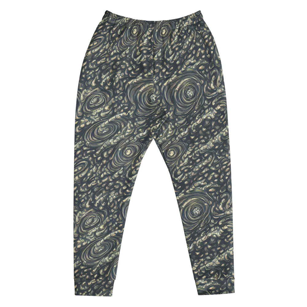 Inkstorm Paisley on Men's Joggers — Front
