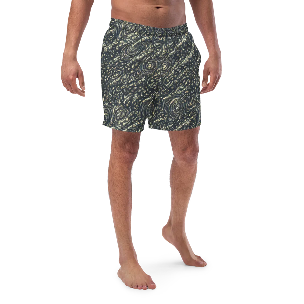 Inkstorm Paisley on Swim Trunks — Front