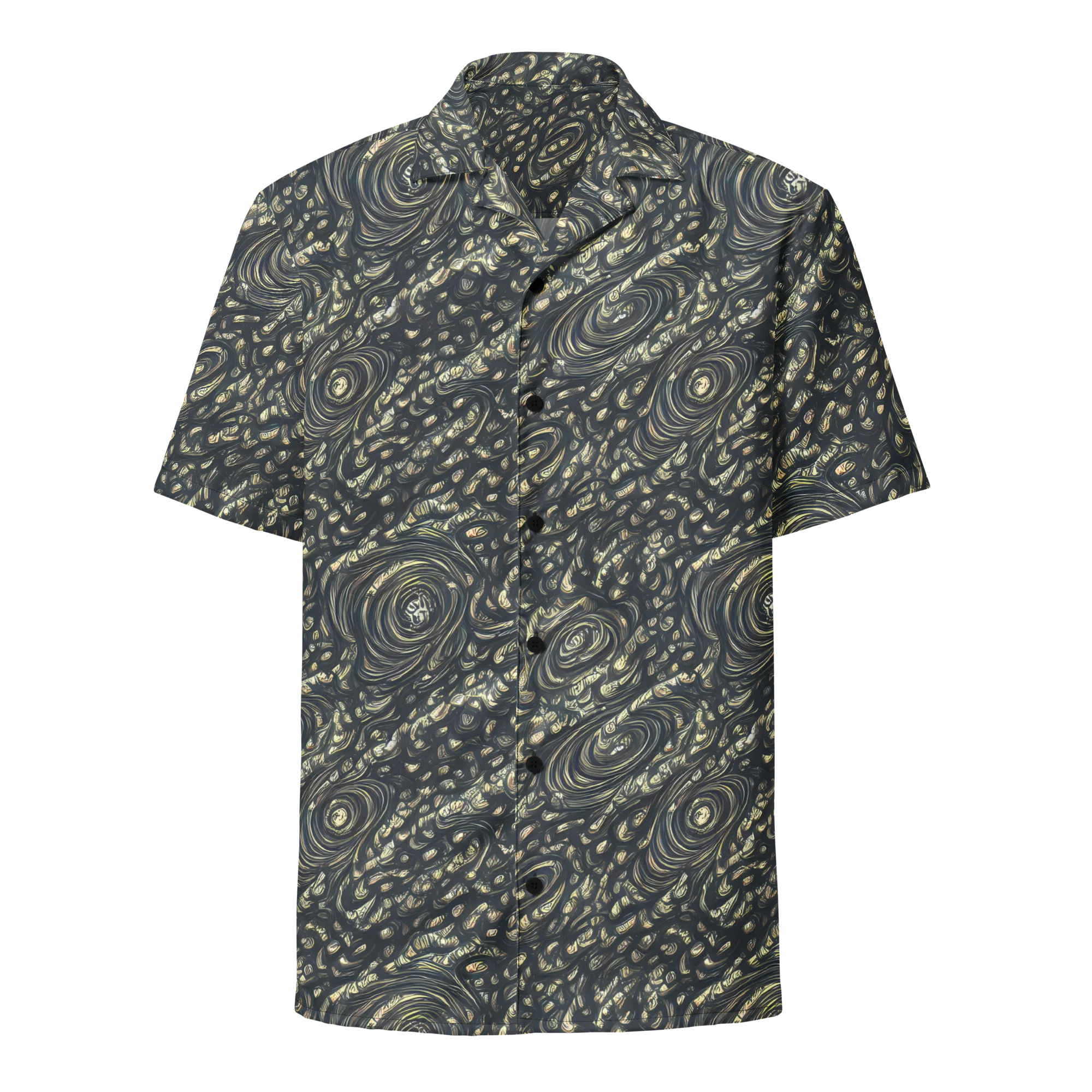Inkstorm Paisley on Button Shirt — Front