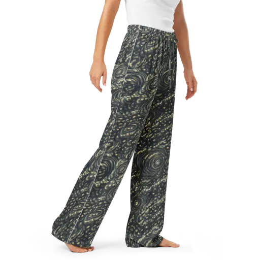 Inkstorm Paisley on a Women's Pajama Pants