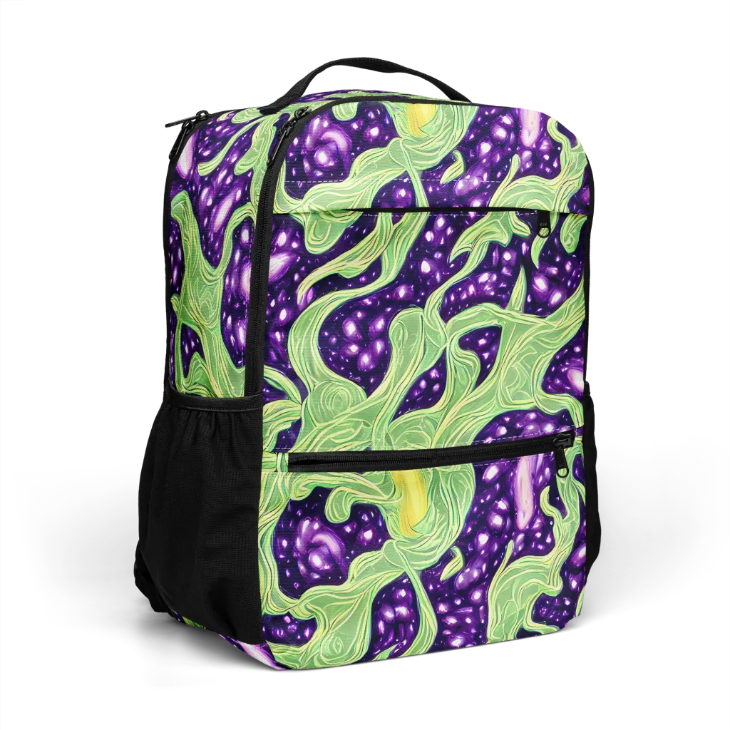 Amethyst Vine on Utility Backpack — Right Front
