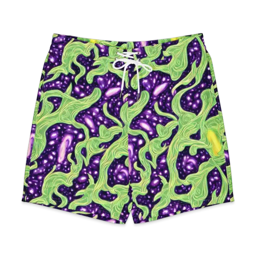 Amethyst Vine on a Men's Board Shorts