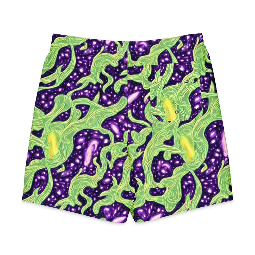 Amethyst Vine on Men's Board Shorts — Back