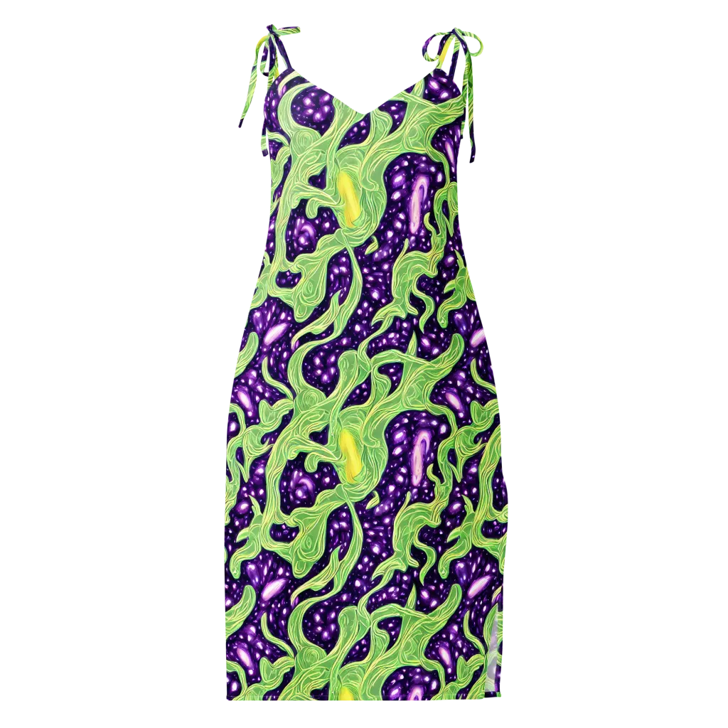Amethyst Vine on Slip Dress — Front