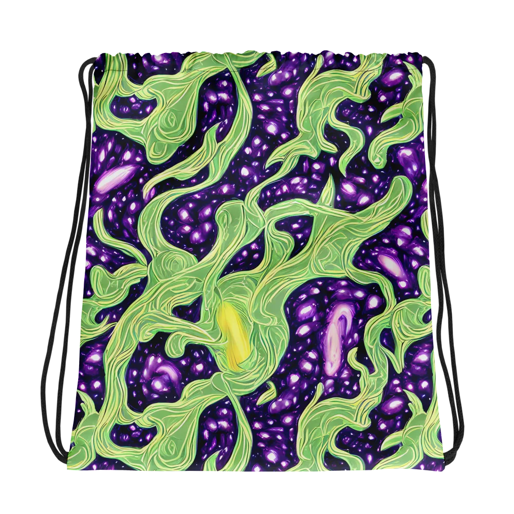 Amethyst Vine on Drawstring Bag — Photo