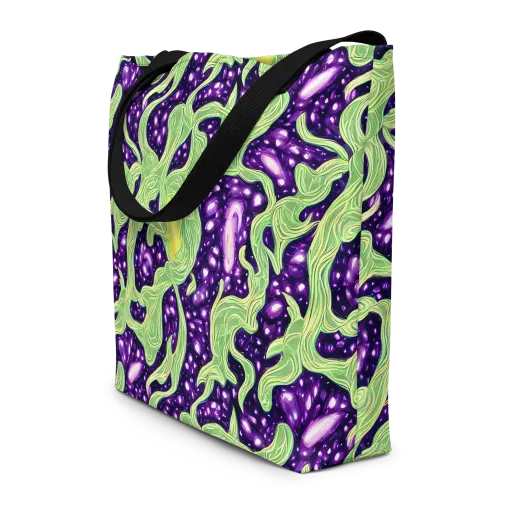 Amethyst Vine on a Large Tote Bag W/ Pocket