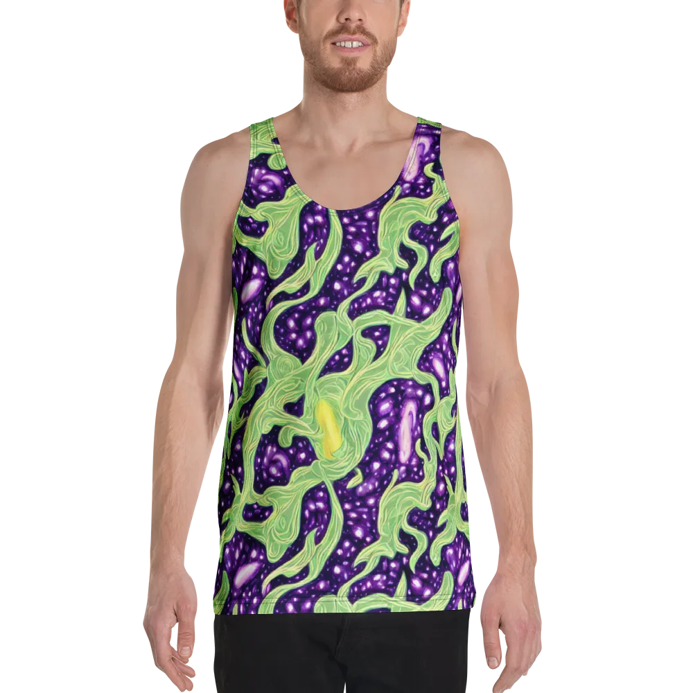 Amethyst Vine on Men's Tank Top — Front