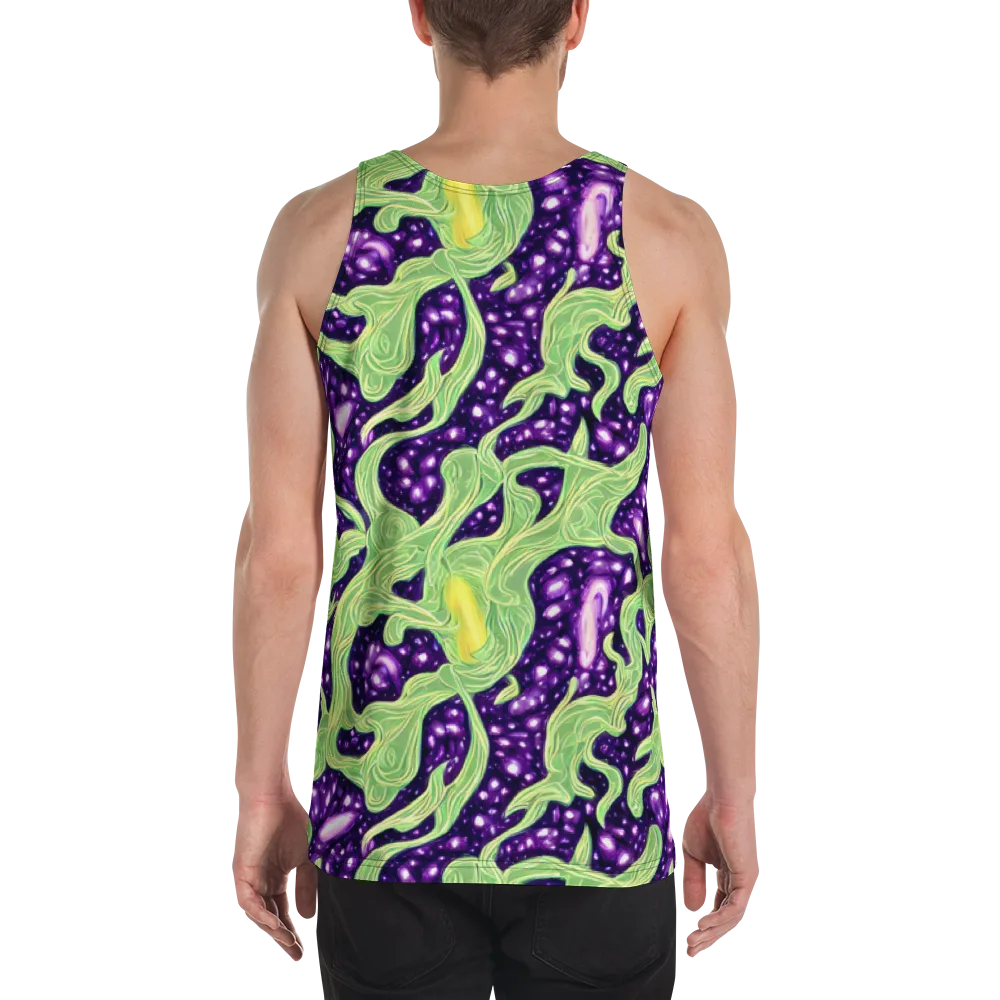 Amethyst Vine on Men's Tank Top — Back