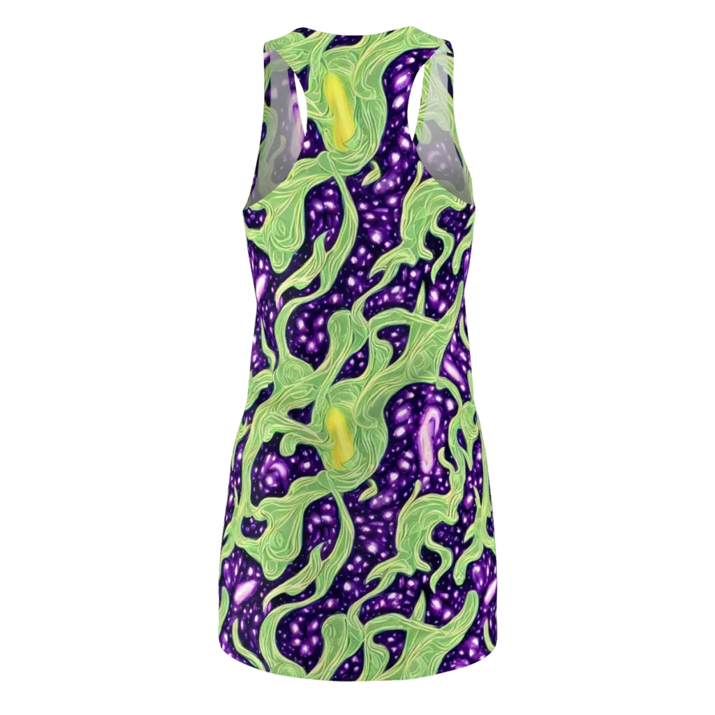 Amethyst Vine on Racerback Dress — Back