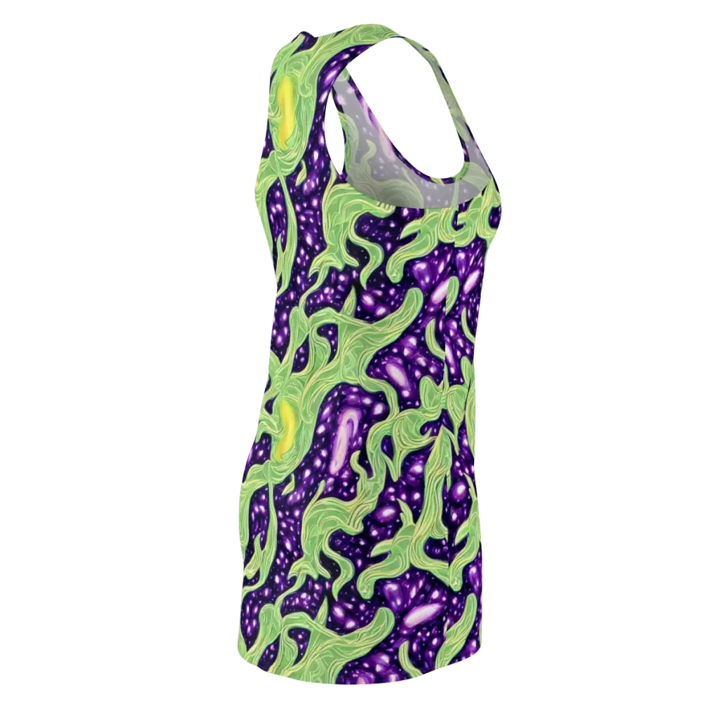 Amethyst Vine on Racerback Dress — Back Side