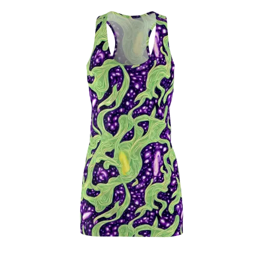 Amethyst Vine on a Racerback Dress