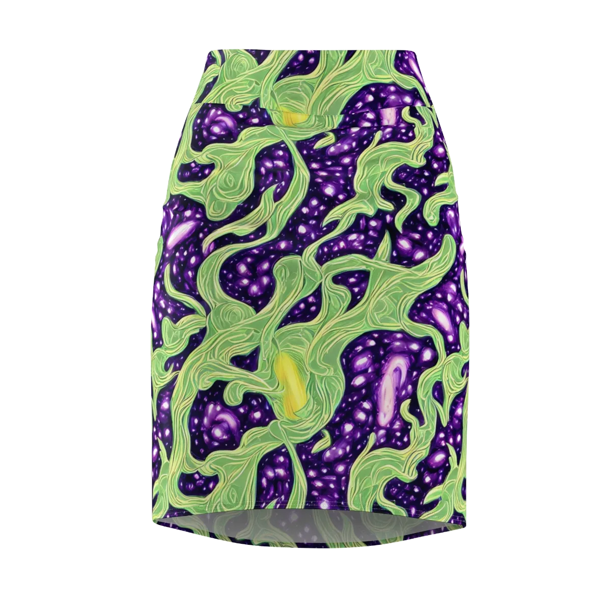 Amethyst Vine on Pencil Skirt — Front