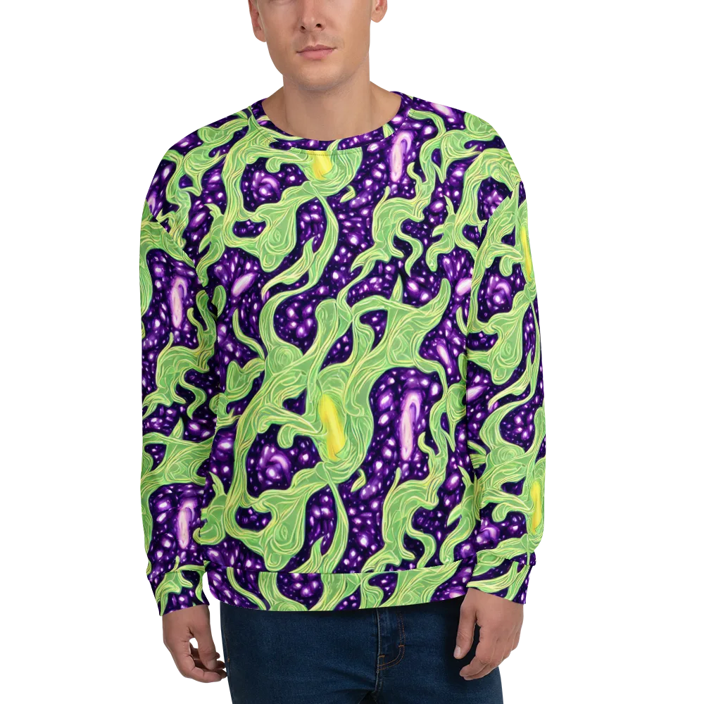 Amethyst Vine on Sweatshirt — Front